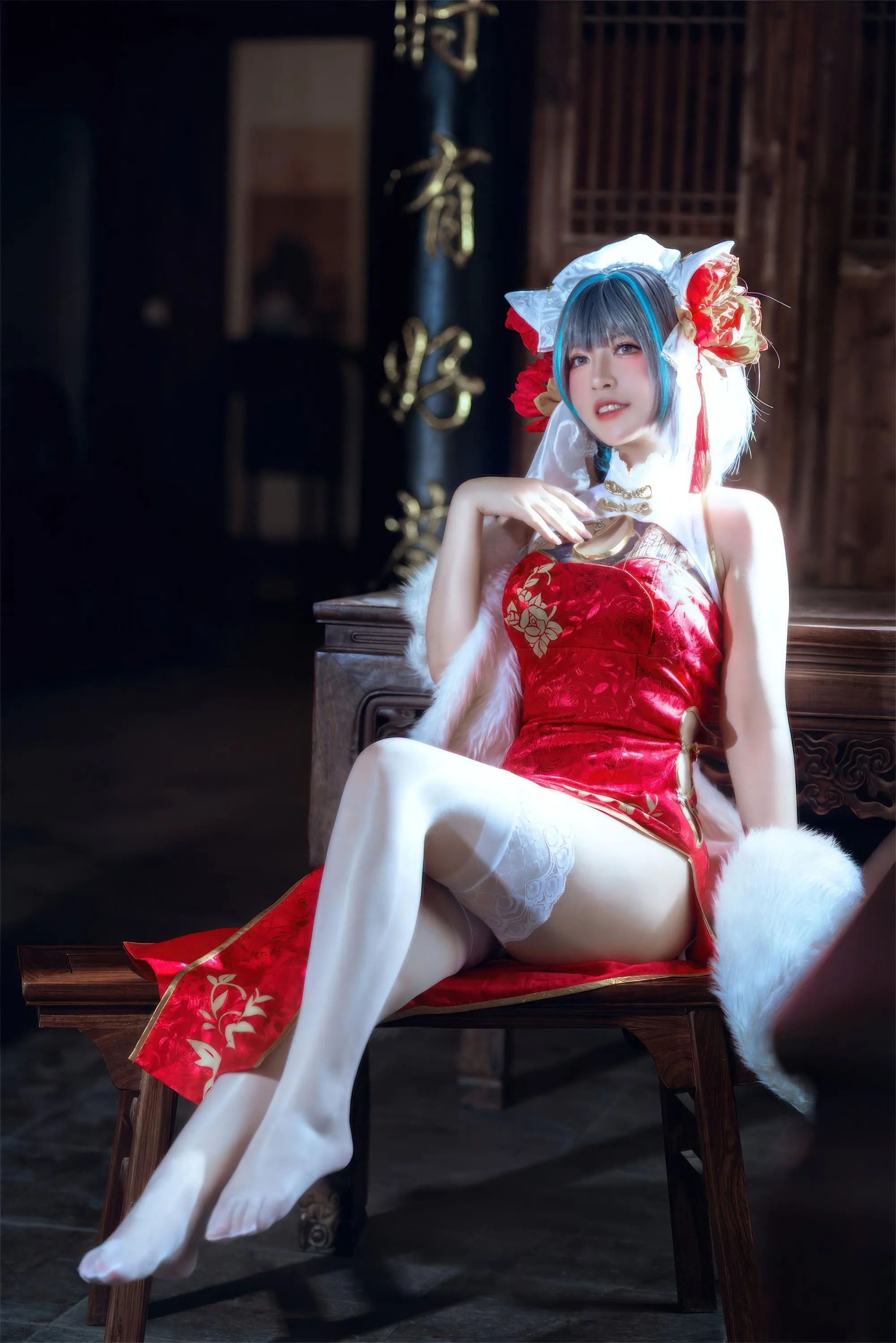 BANBANKO 半半子 – NO.72  柴郡中华娘旗袍 [45P]插图3